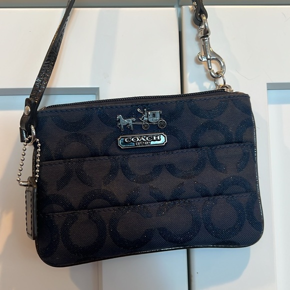 COACH Midnight Blue Wristlet - Picture 4 of 6